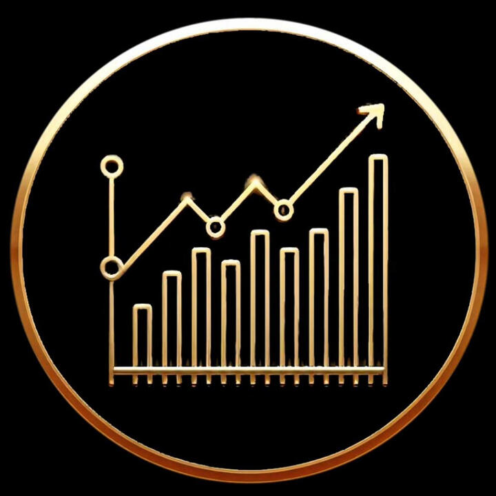 Gold icon representing social media strategy